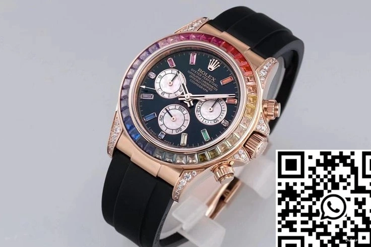 116595RBOW Daytona Rose Rolex Factory BL Gold 1219